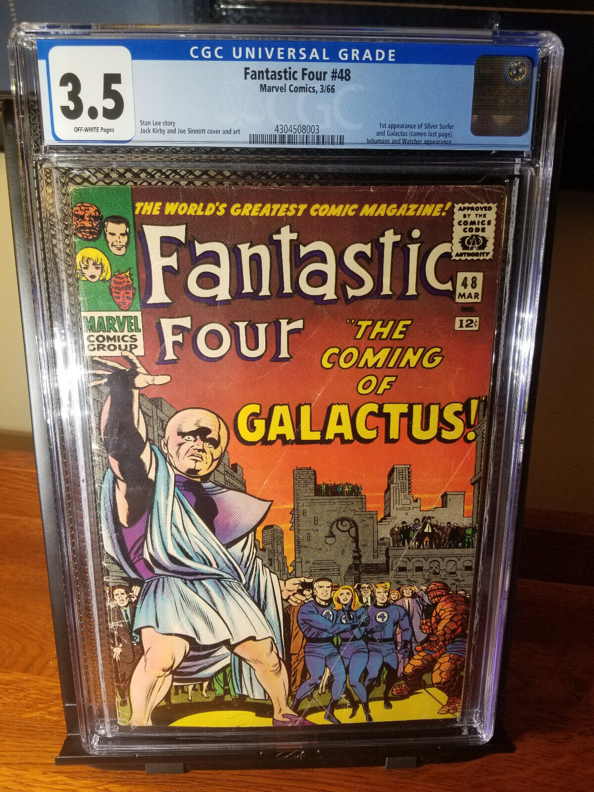 Fantastic Four 48 CGC 35 Stan Lee Jack Kirby Galactus Silver Surfer Watcher