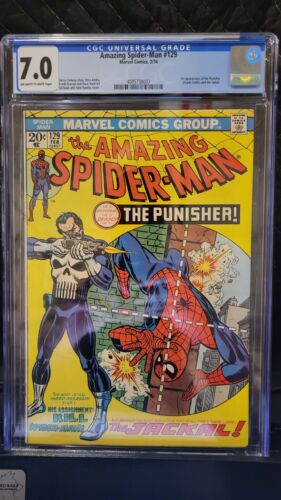 Amazing SpiderMan 129 1974 CGC 70 1st Punisher