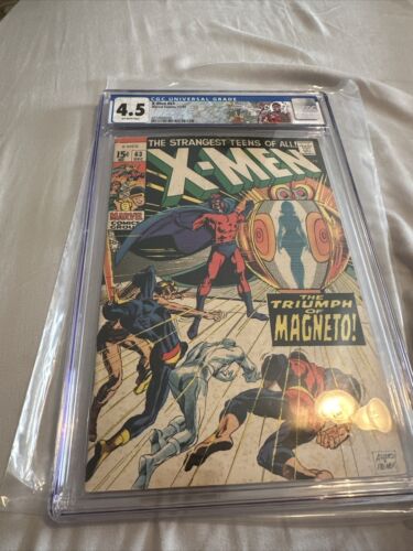 XMen 63 1969 45 CGC  Custom Label