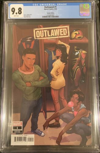 OUTLAWED 1 CGC 98 150 Variant Anna Rud Cover