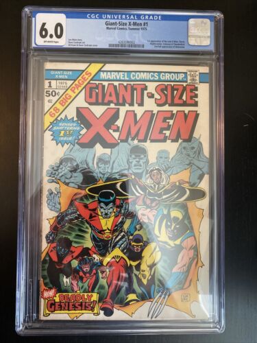 GiantSize XMen 1 1975 CGC Graded 60 1st New X Men 2nd Wolverine