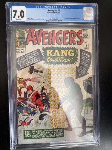 THE AVENGERS 8 MARVEL 1964 1ST APPEARANCE KANG THE CONQUEROR CGC 70
