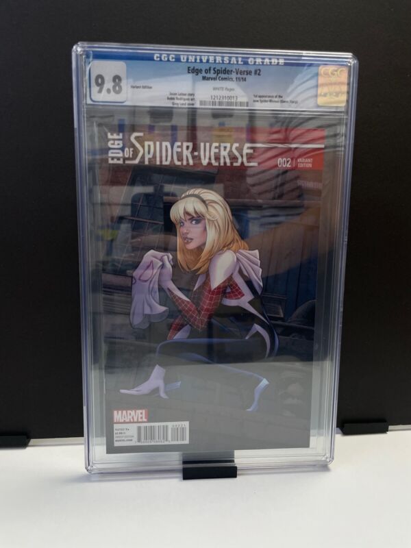 Edge of SpiderVerse 2 CGC 98 Greg Land VARIANT 1st App SpiderGwen ENGLISH 