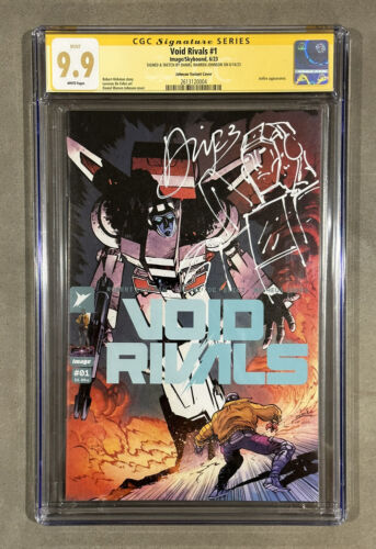 Void Rivals 1  1100 CGC 99 Signed w Jetfire Remark By Daniel Warren Johnson