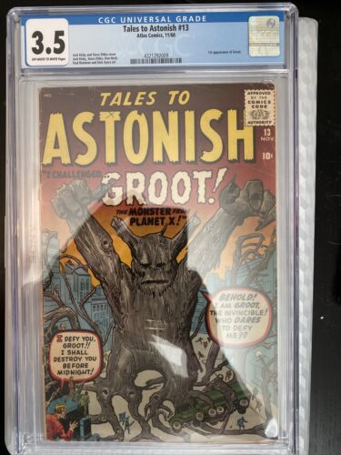 Tales to Astonish 13  Atlas Comics 1960 CGC 35 1st appearance of Groot