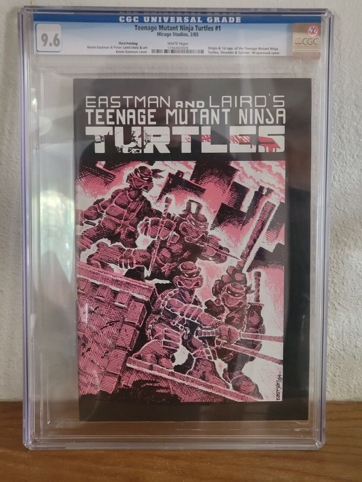 Teenage Mutant Ninja Turtles 1 3rd Print CGC 96 NM Mirage Studios 1985 TMNT