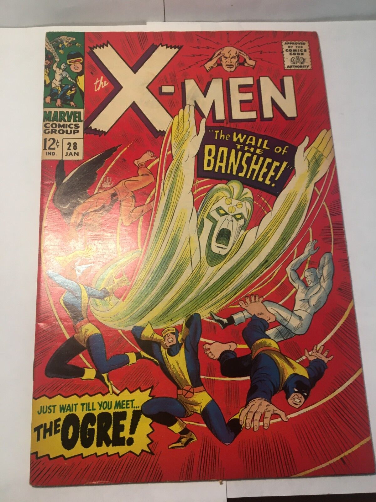 XMEN 28 85 VF 1967 MARVEL 1ST APPEARANCE OF BANSHEE KEY ROY THOMAS LK