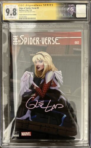 Edge of SpiderVerse 2 Turkish Edition CGC 98 SS Greg Land 1st SpiderGwen