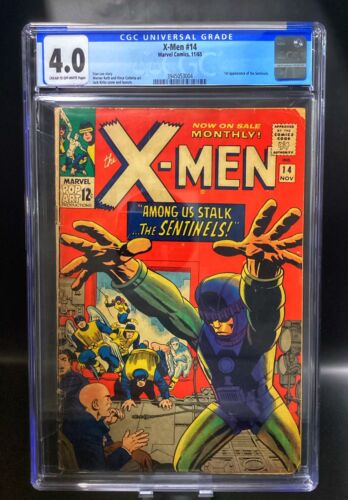 Marvel Comics XMen 14 CGC 40 1965 1st App of Sentinels Stan Lee Kirby Cover
