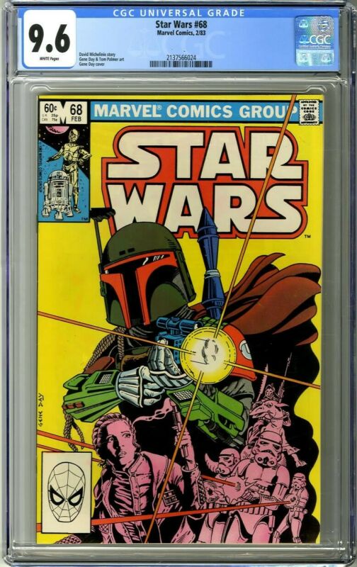 Star Wars 68 1983 CGC 96 White Pages Boba Fett cover