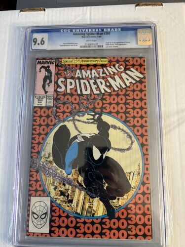 Amazing SpiderMan 300  CGC 96 White Pages  1st full VENOM 1988