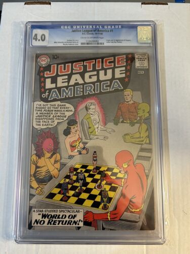 Justice League Of America 1  CGC 40  Key Issue 1960