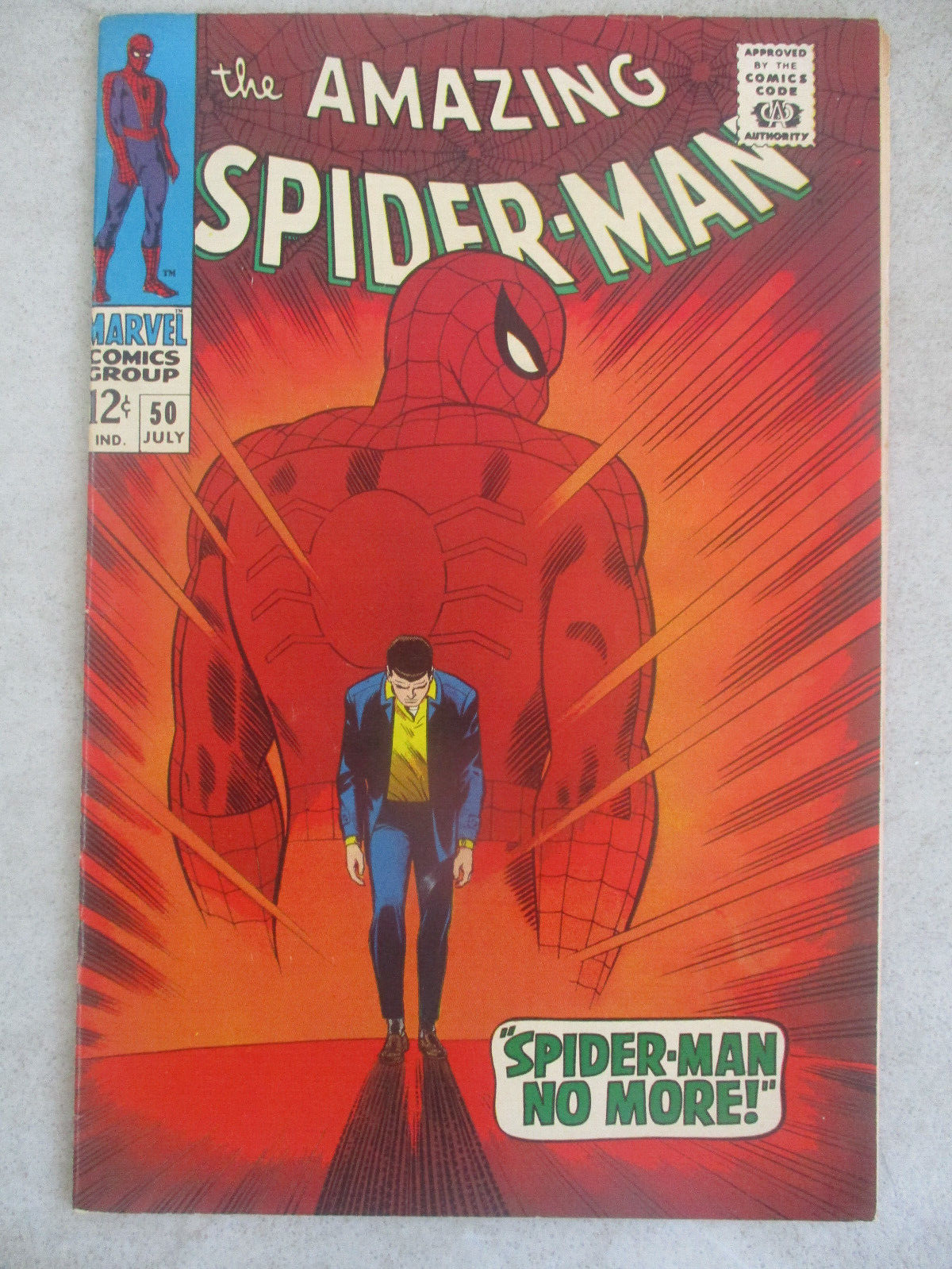 VINTAGE MARVEL COMICS THE AMAZING SPIDERMAN 50 1ST APP KINGPIN