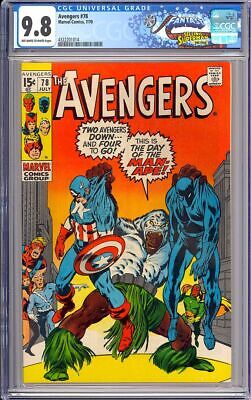 Avengers 78 High Grade 1st App Lethal Legion Vintage Marvel Comic 1970 CGC 98