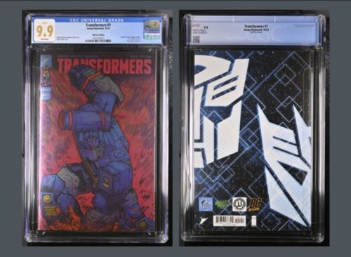 Transformers 1 CGC 99 Graded Maria Wolf Cover C FOIL Variant LTD 500 Not 98