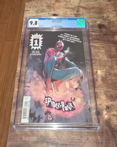 SpiderPunk 1 CGC 98 Graded Cover A 1st Printing Marvel Comics 2022 Key Issue 