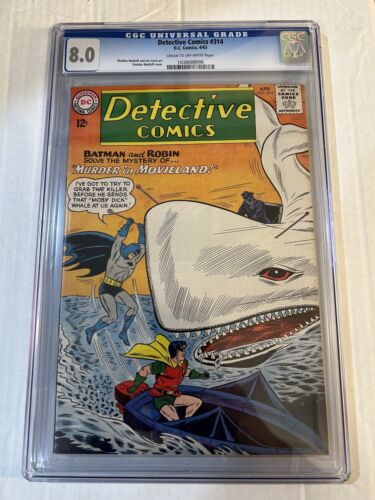 Detective Comics 314  CGC 80  Batman  Robin 1963