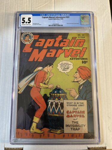 Captain Marvel Adventures 101  CGC 55 1949