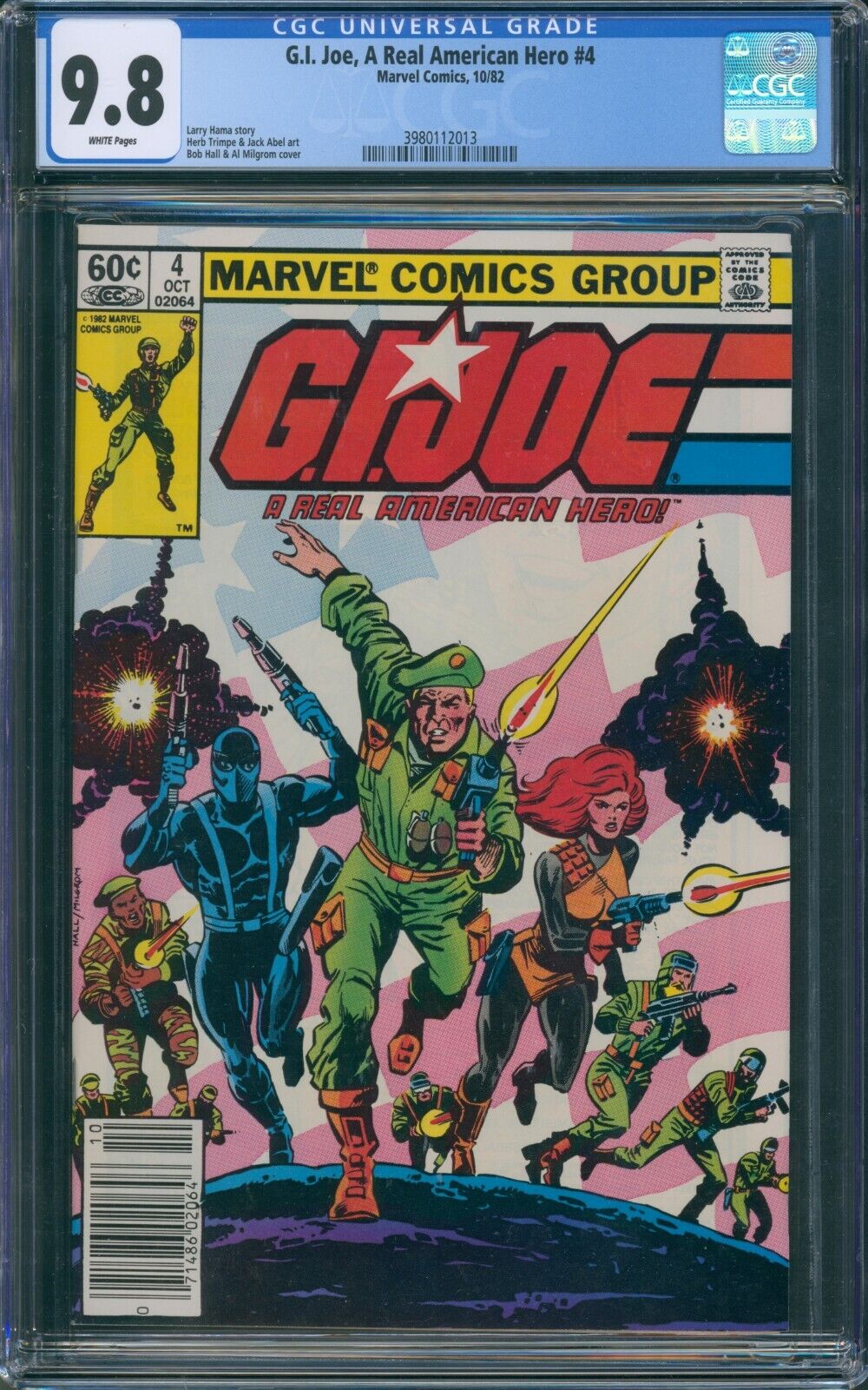 GI Joe A Real American Hero 4 1982 CGC 98 NEWSSTAND