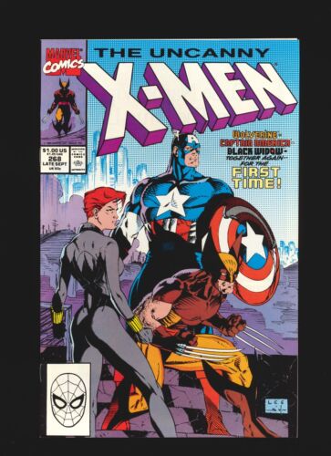 Uncanny XMen  268  Jim Lee Captain America cover NM Cond