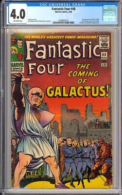 Fantastic Four 48 1st App Silver Surfer  Galactus Marvel Comic 1966 CGC 40