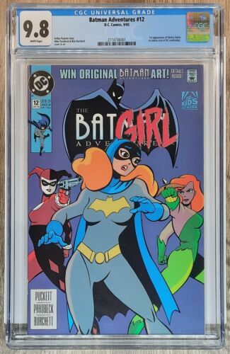 Batman Adventures 12 CGC 98 NMMT White Pages Sep 1993 DC  1st Harley Quinn