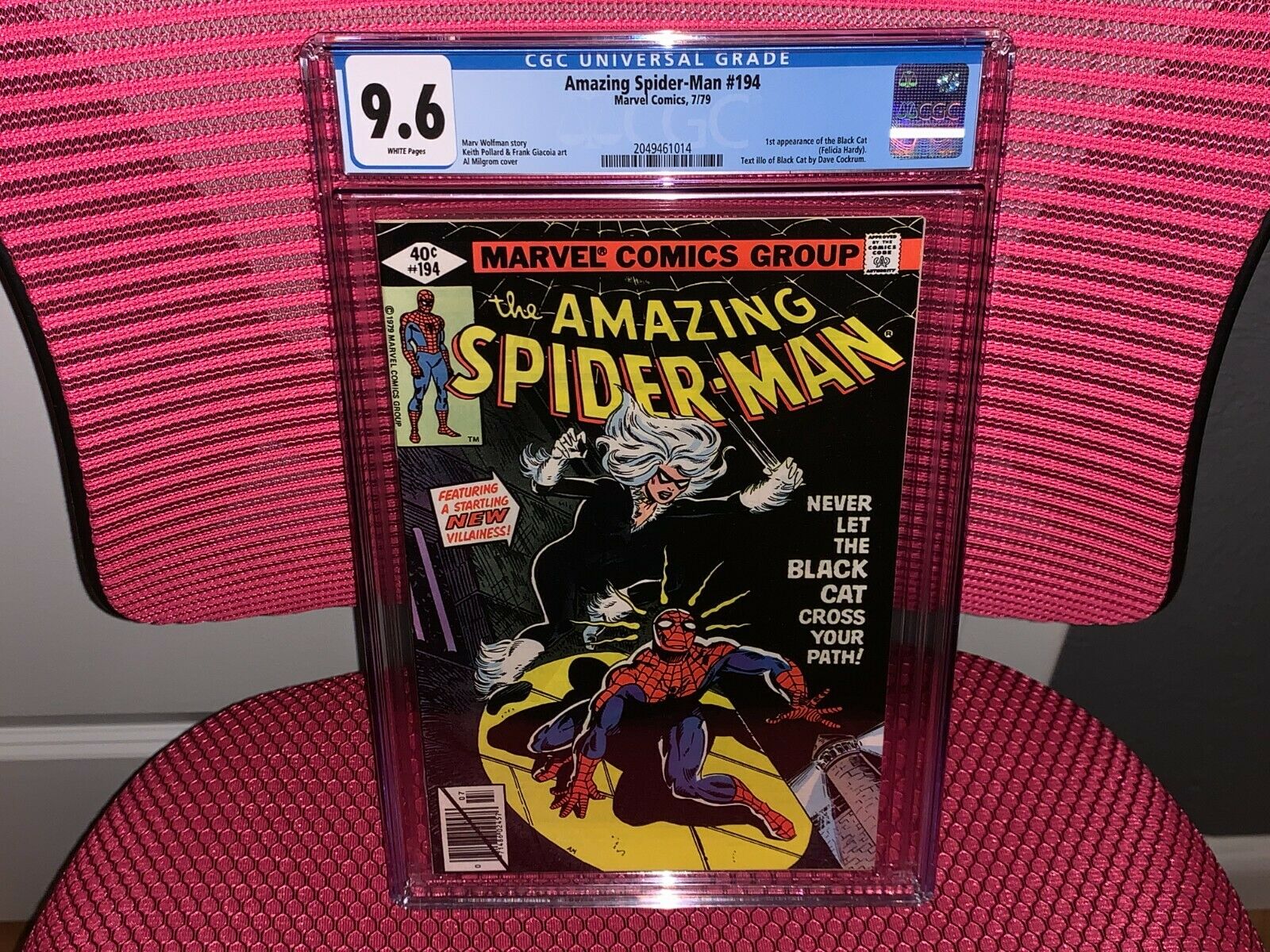 Amazing SpiderMan 194 CGC 96 1st App Black Cat