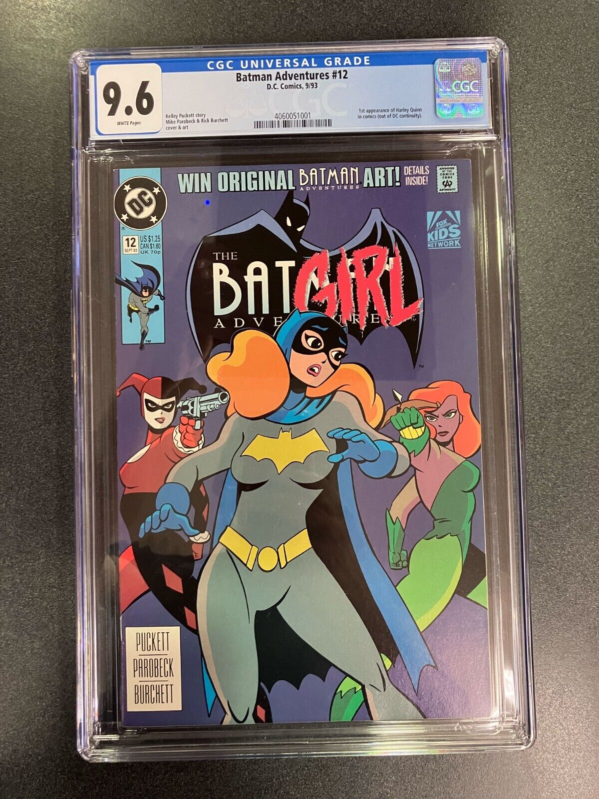 Batman Adventures 12 CGC 96  1st App Harley Quinn  White Pages  1993 