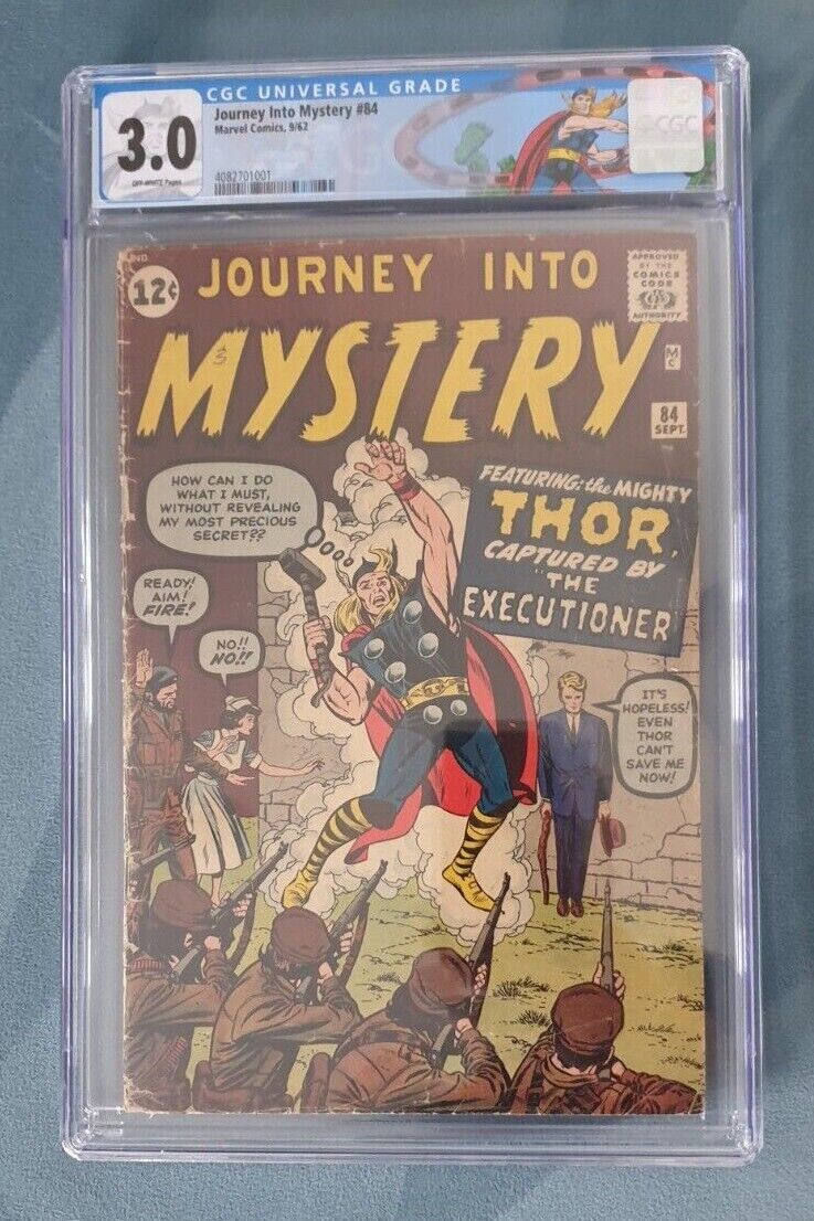 Journey Into Mystery 84  CGC 30  SA 1962 1st Jane Foster  2nd Thor