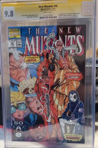 New Mutants 98 CGC 98 SS Rob Liefeld 1st Appearance of Deadpool