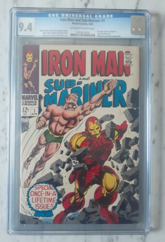 Iron Man Sub Mariner 1 CGC 94 1968 Roy Thomas Gene Colan Marvel Rare