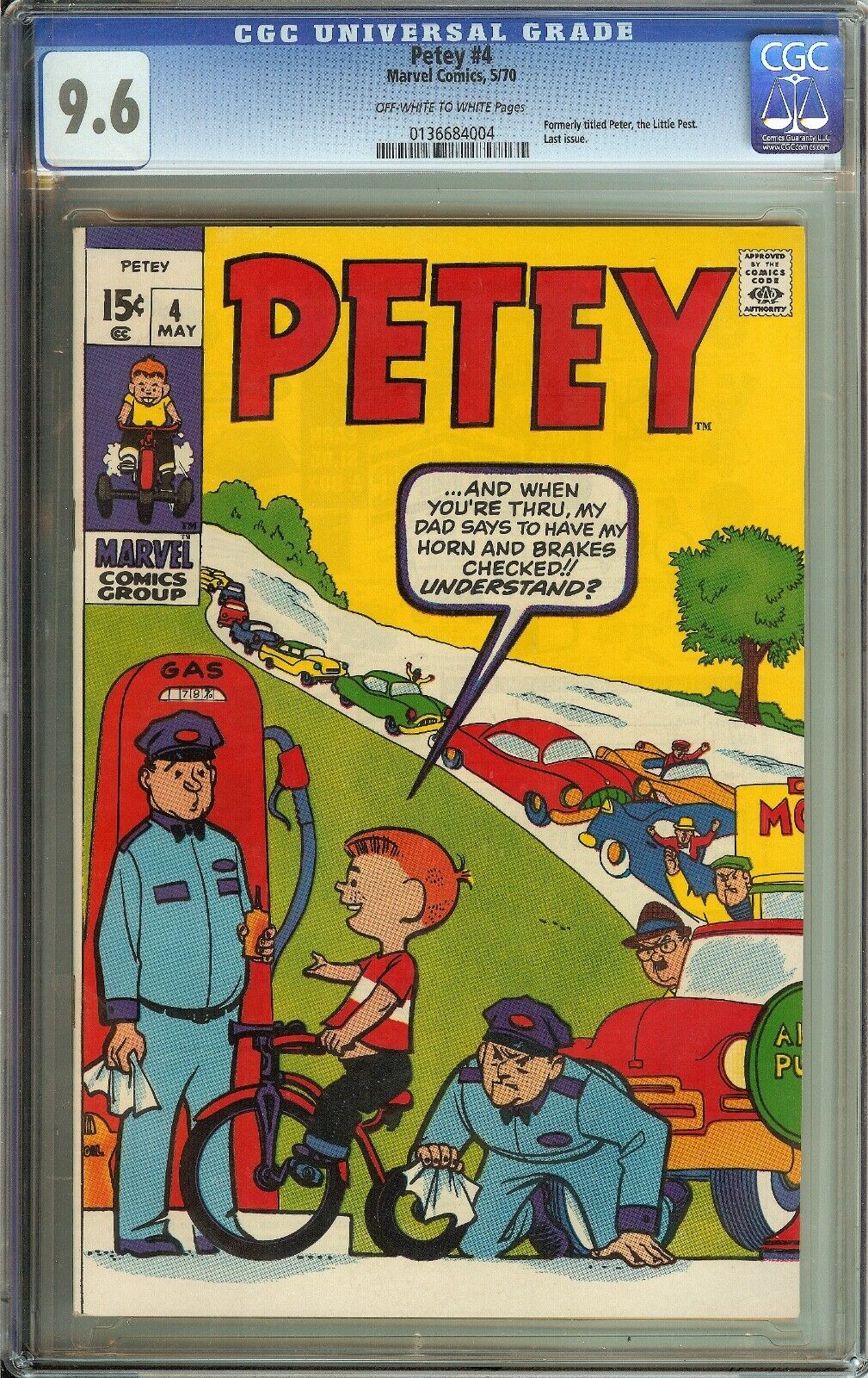 PETEY 4 CGC 96 OWWH PAGES TIED FOR HIGHEST GRADED ON THE CENSUS