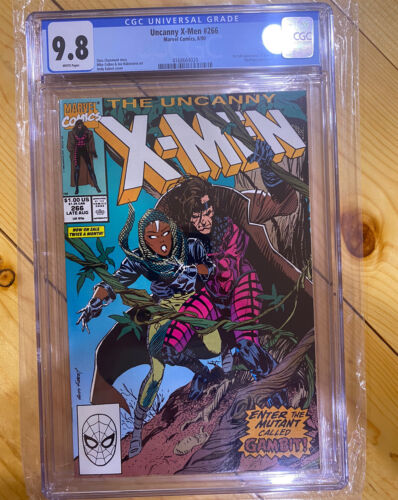 CGC 98 Uncanny XMen  266 First 1st Appearance of Gambit MCU White Pages