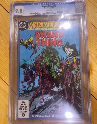 SWAMP THING 50 CGC 98 WP 1st App JUSTICE LEAGUE DARK 1986 DC Mint Old Label