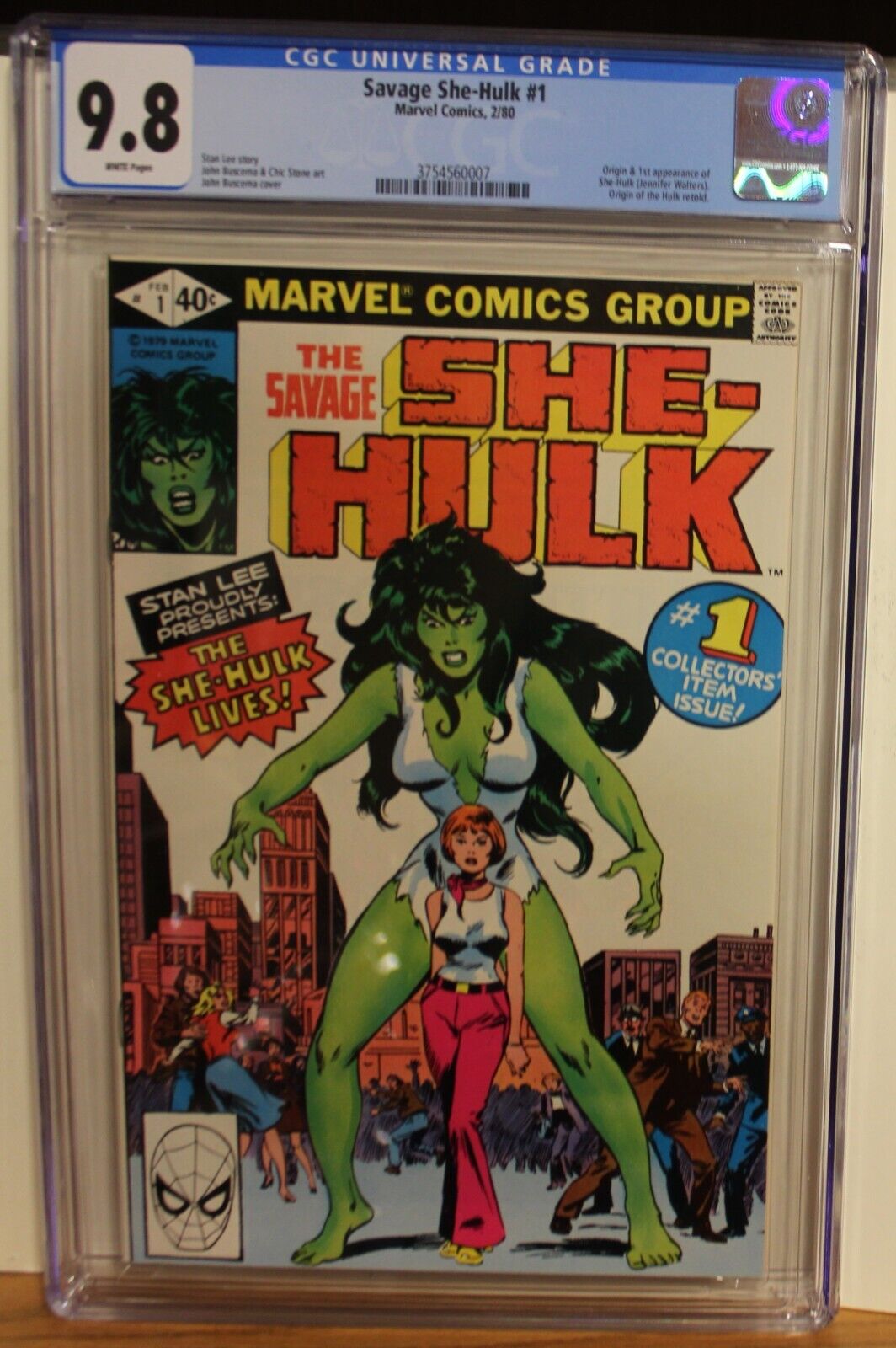 CGC SAVAGE SHEHULK 1 1980 CGC 98 1ST SHEHULK TV combined shipping