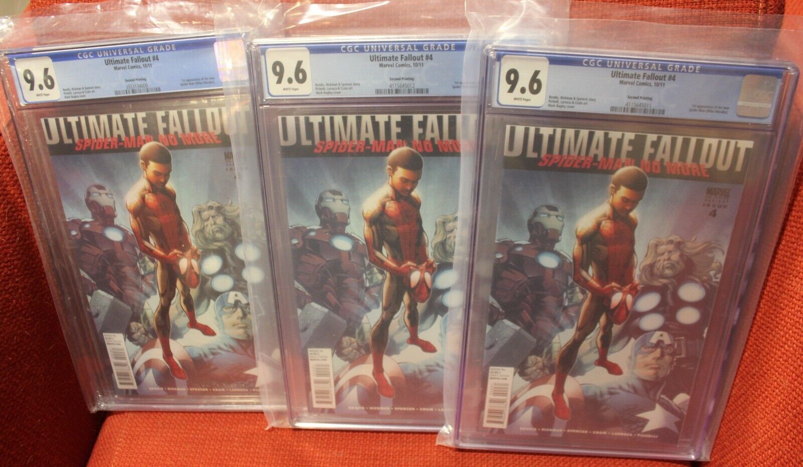 CGC 94 Ultimate Fallout 4 1st app SpiderMan Miles Morales 2nd print 3 COPIES