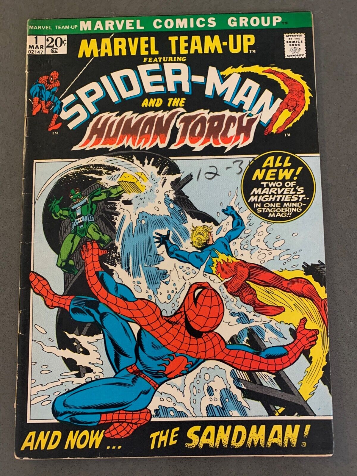 MARVEL TEAM UP 1   2 SPIDERMAN  HUMAN TORCH 1st TeamUp KEY ISSUES