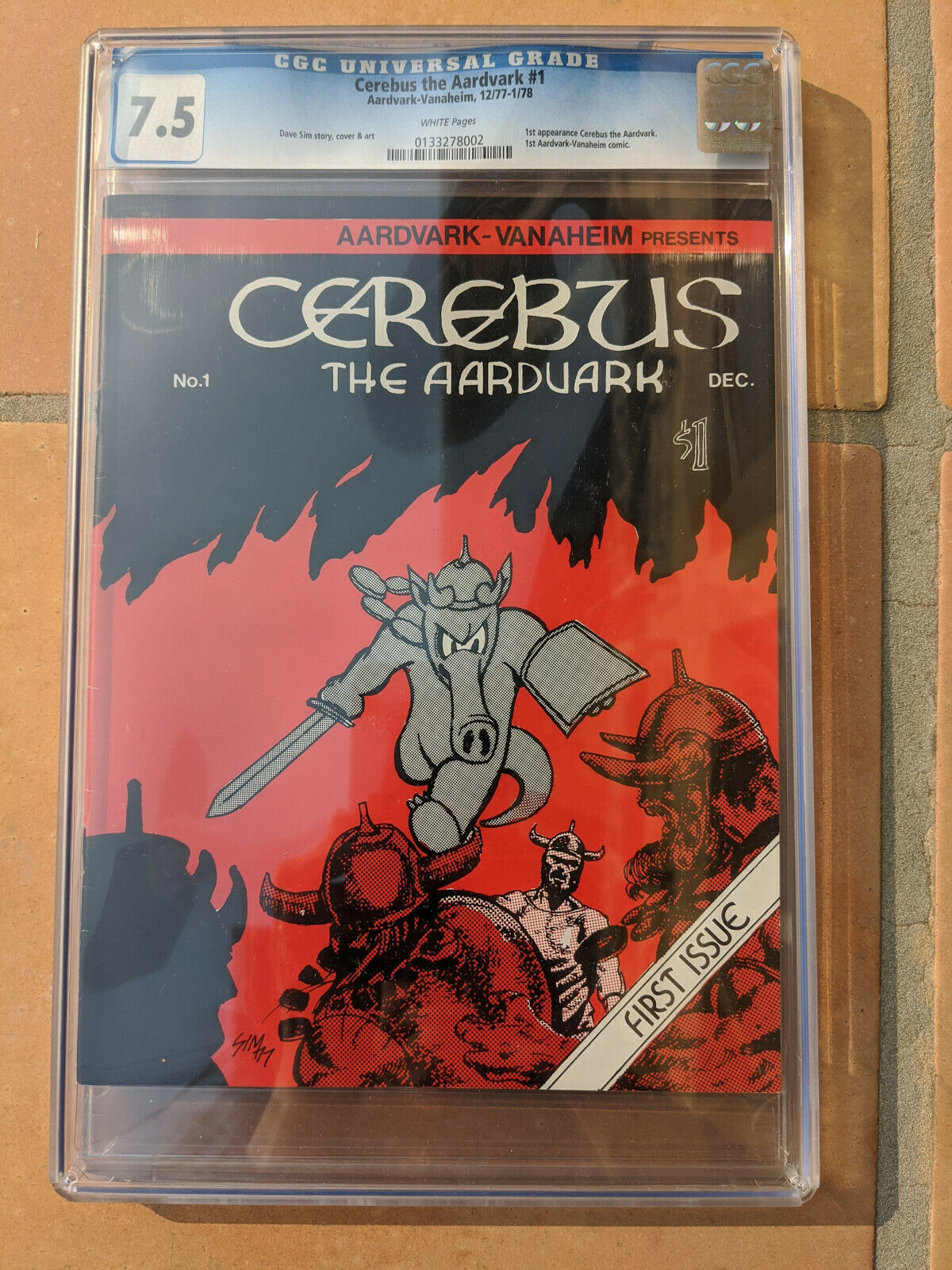 Cerebus the Aardvark 1 CGC 75