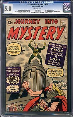 Journey into Mystery 85 CGC 50 OW 3rd app of Thor 1st app of Loki