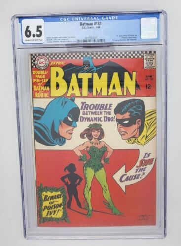 Batman 181 CGC 65 1966 1st Appearance Of Poison Ivy  Key Issue