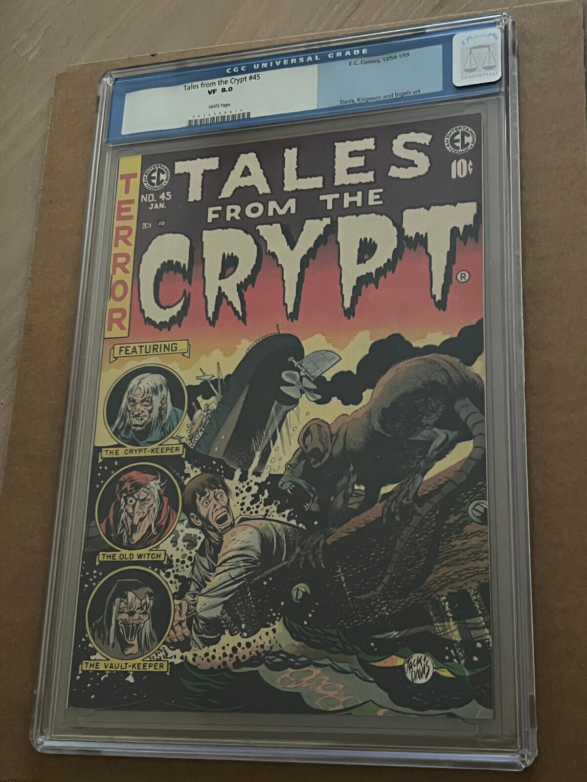Tales From The Crypt 45 CGC 80 