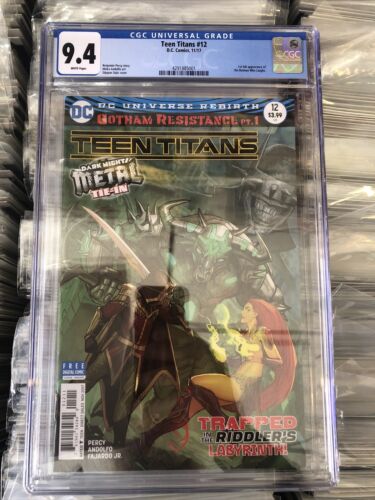 Teen Titans 12 CGC 94 DC 2017 1st Appearance Print the Batman Who Laughs