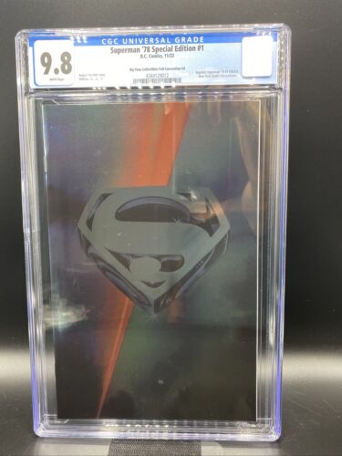 Superman 78 Special Edition CGC 98 BTC Foil Convention NYCC Variant 
