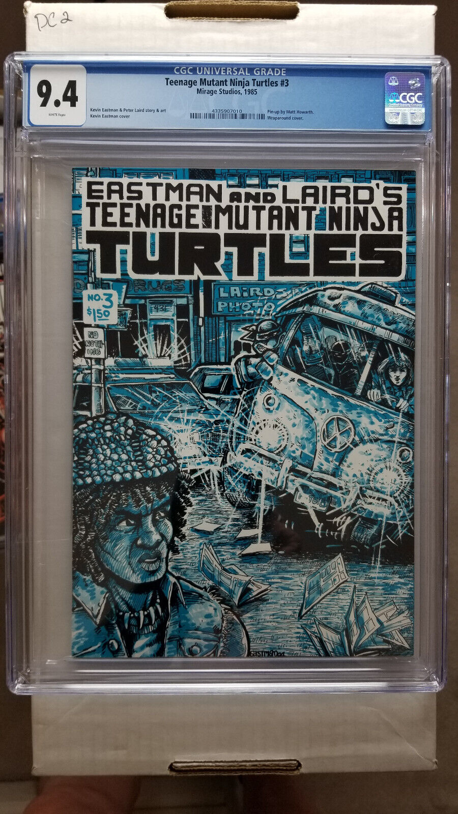 Teenage Mutant Ninja Turtles 3 CGC 94 NM    Mirage Studios