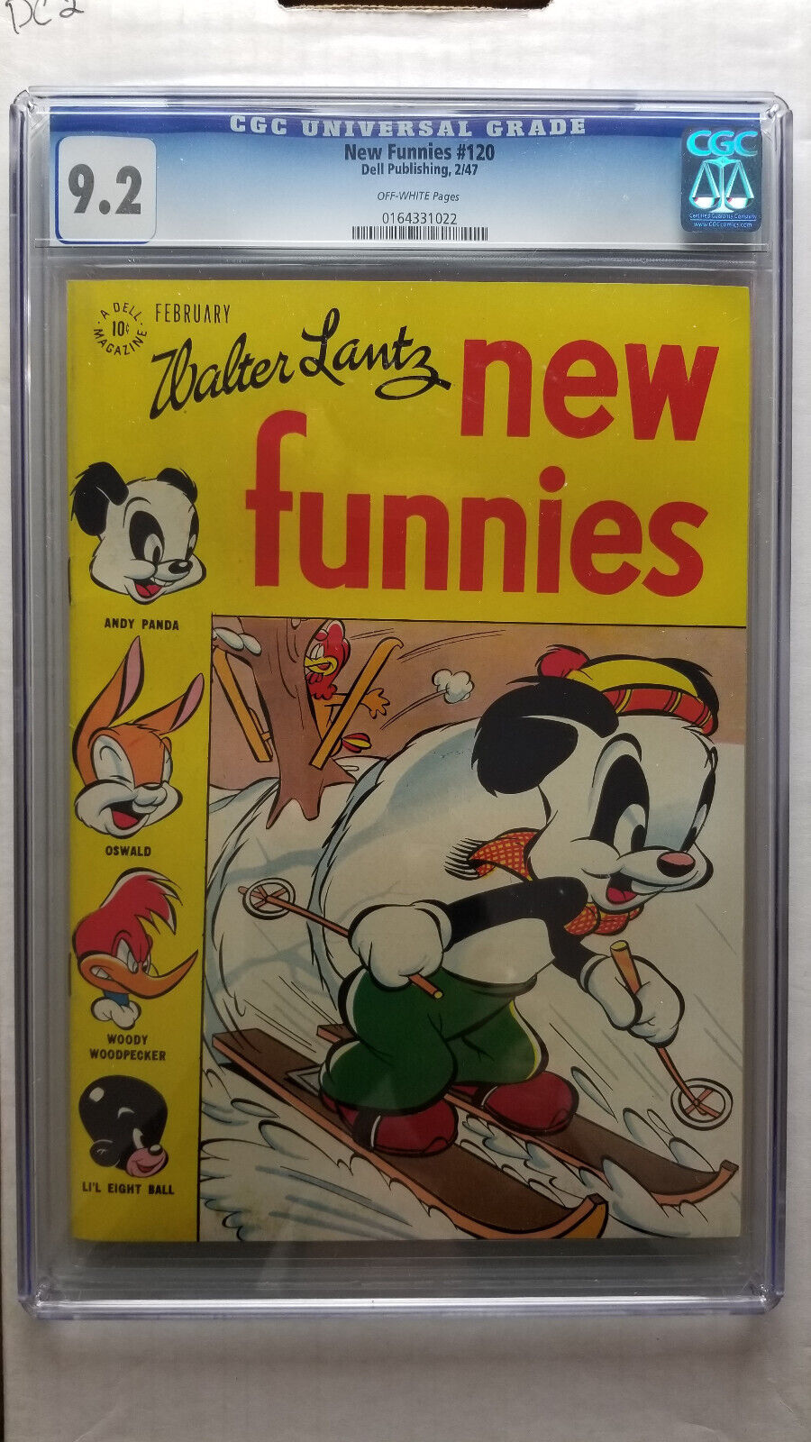 New Funnies 120 CGC 92 NM        Dell 1947