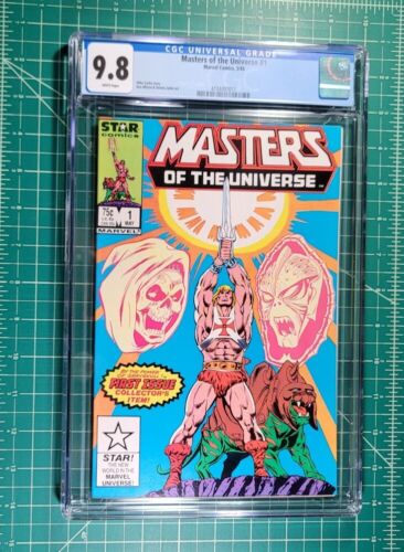 Masters Of The Universe 1 1986 NM CGC 98 White Pgs 1st Full HeMan App Star