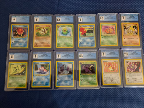 1st Edition Neo Revelation CGC Graded Card Lot Pokemon