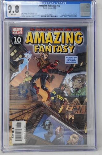 AMAZING FANTASY 15 CGC 98 WHITE PAGES   1ST AMADEUS CHO 2006   NO RESERVE