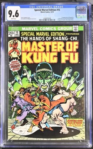 Special Marvel Edition 15 CGC 96 1st first Shang Chi 1973 White Pg NO RESERVE