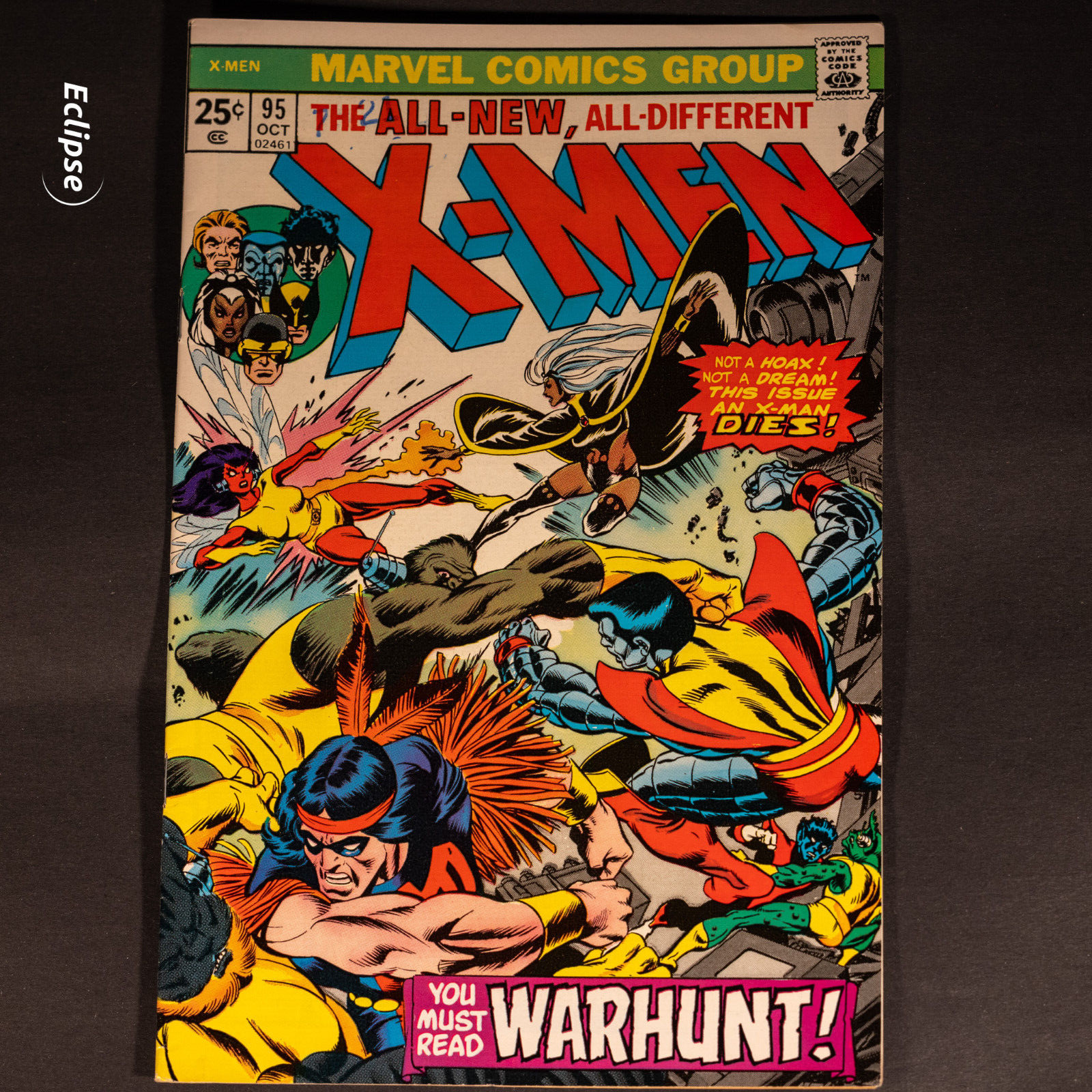 1975 MARVEL Comics XMEN 95 Death of THUNDERBIRD 3rd app NIGHTCRAWLER